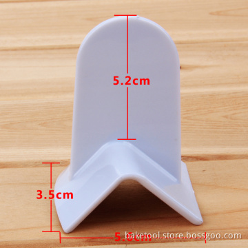 Plastic "V" shape cake icing smoother cake fondant tools
